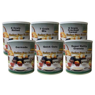 Rainy Day Foods Cereal Variety Pack - Six #10 Cans