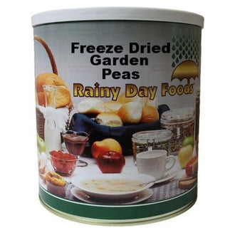 Rainy Day Foods Freeze-Dried Garden Peas #10 Cans - 6 Pack