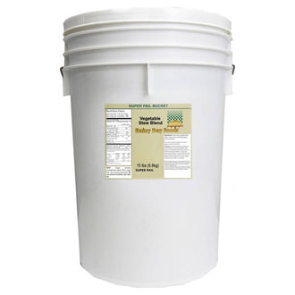 Rainy Day Foods Vegetable Stew Blend 5 Gallon 13 lb. Super Pail - 421 Servings