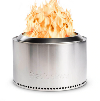 Solo Stove Yukon 2.0 Stainless Steel Fire Pit - 27" Diameter - Portable & "Smokeless"