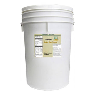 Rainy Day Foods Spaghetti 5 Gallon 30 lb. Super Pail - 238 Servings