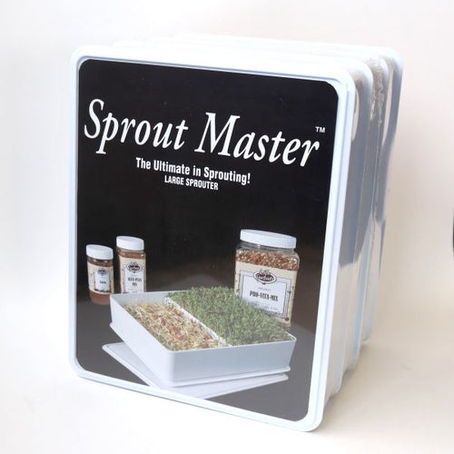 Rainy Day Foods - Sprout Master Seed Sprouter - Triple Kit Stack 4 Lids