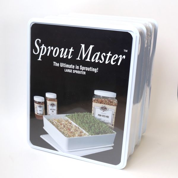 Rainy Day Foods - Sprout Master Seed Sprouter - Triple Kit Stack 4 Lids