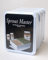 Rainy Day Foods - Sprout Master Seed Sprouter - Triple Mini Stack 4 Lids