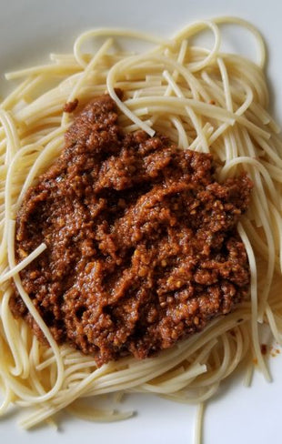 Rainy Day Foods Instant Sundried Tomato Pesto Sauce 14 oz. #2.5 Can - 36 Servings