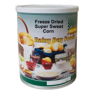 Rainy Day Foods Freeze-Dried Super Sweet Corn #2.5 Cans - 6 Pack