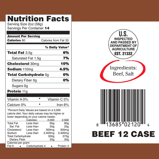 survival-fresh-beef-nutrition-facts