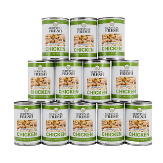 Survival Fresh Meats - Canned Chicken - full case