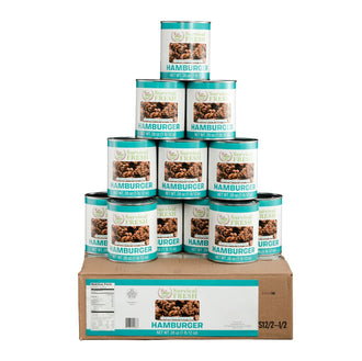 Survival Fresh Meats - Ground Beef 28 oz cans - Case of 12