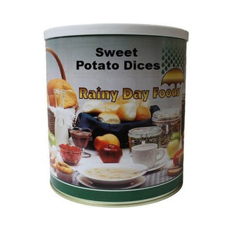 Rainy Day Foods Dehydrated Sweet Potato Dices #10 Cans - 6 Pack