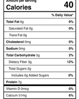 textured soy protein (unflavored)