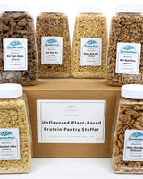 unflavored plant-based protein pantry stuffer jar