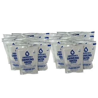 Datrex - Emergency Water pouches - 72 Hour Water Supply - 24 Pack