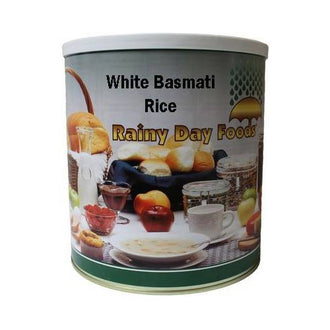 Rainy Day Foods Basmati White Rice 84 oz. #10 Can - 53 Servings