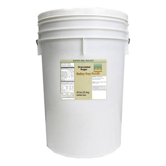 Rainy Day Foods White Sugar 5 Gallon 37 lb. Super Pail - 4195 Servings